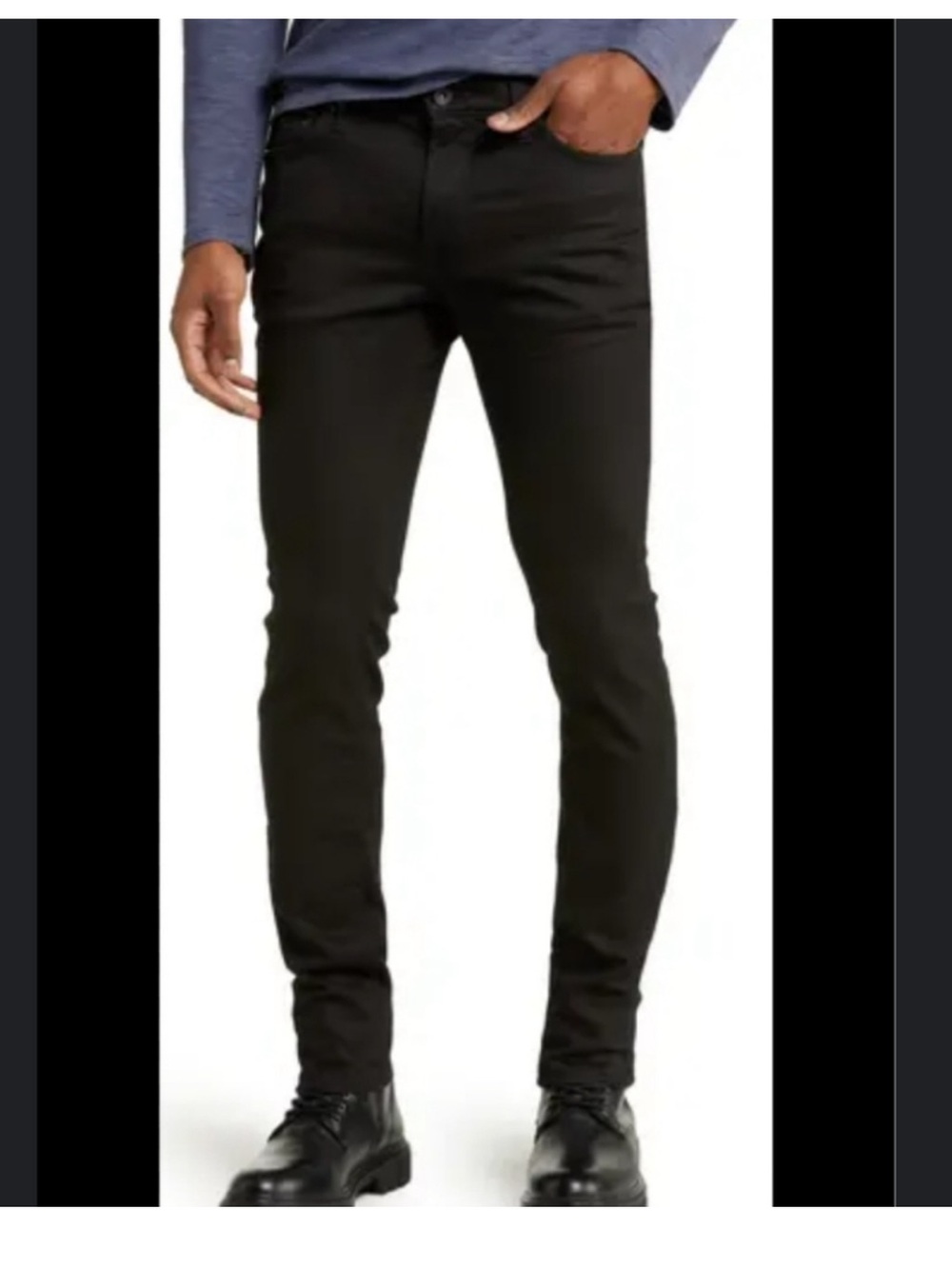 John Varvatos Wight Black Slim Skinny Jeans Men’s 32